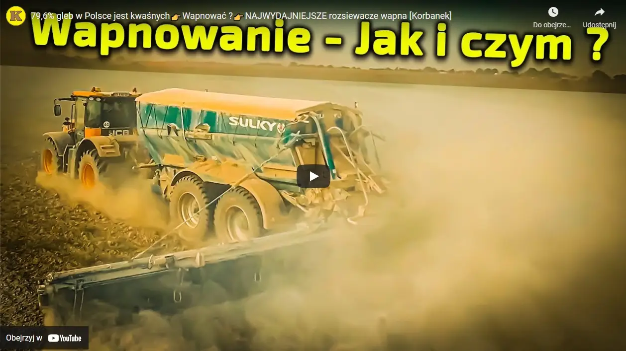 Jak rozsiewać wapno?